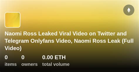 naomi ross leak|Naomi ross Onlyfans leaked – Telegram